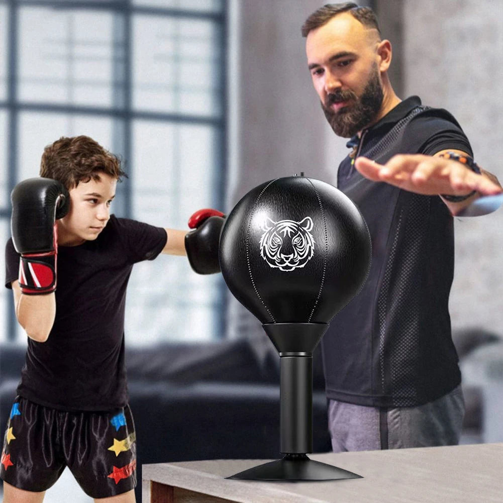 DeskPunch Pro – Saco de Boxe de Mesa com Ventosa para Alívio de Stress (Adultos e Crianças)