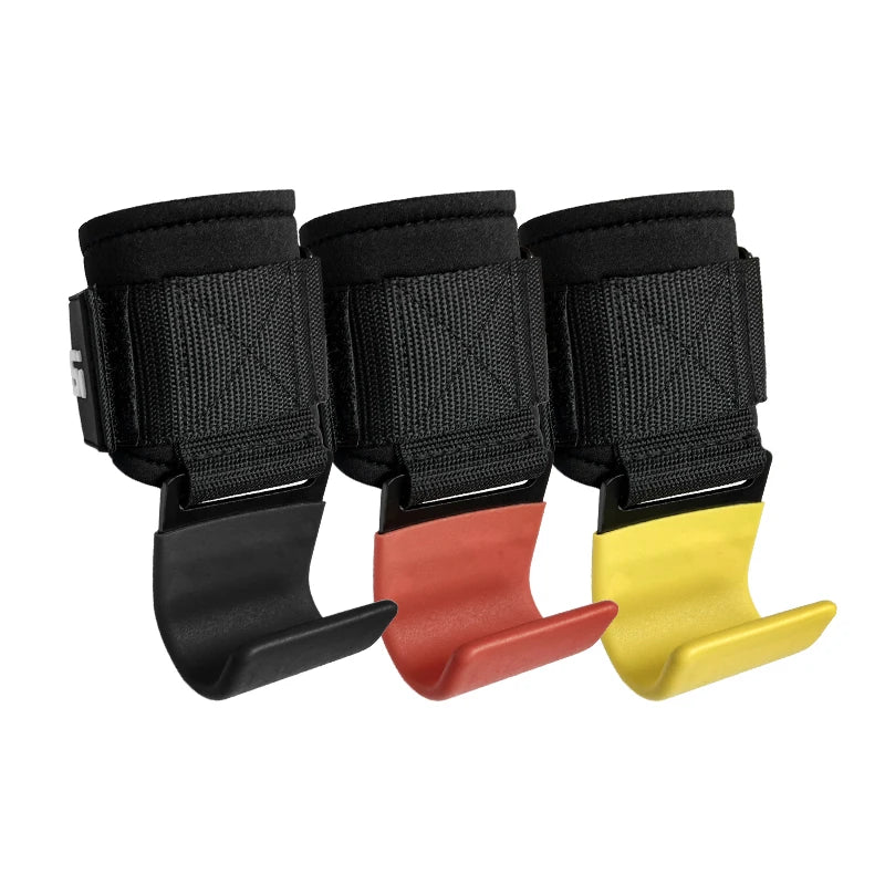 VBOSi PowerHooks – Ganchos de Musculação com Suporte de Pulso para Deadlifts e Pull-Ups