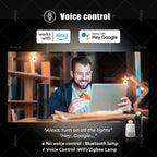 Tuya Smart Bulb Zigbee/WiFi/Bluetooth — E27/E14/GU10 RGBCW Regulável Alexa