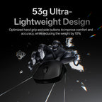 Rapoo VT2 Wireless Gaming Mouse True 8K Wireless Polling Rate Esports Grade 53g Lightweight 26000DPI Up to 500 Hr Battery Life