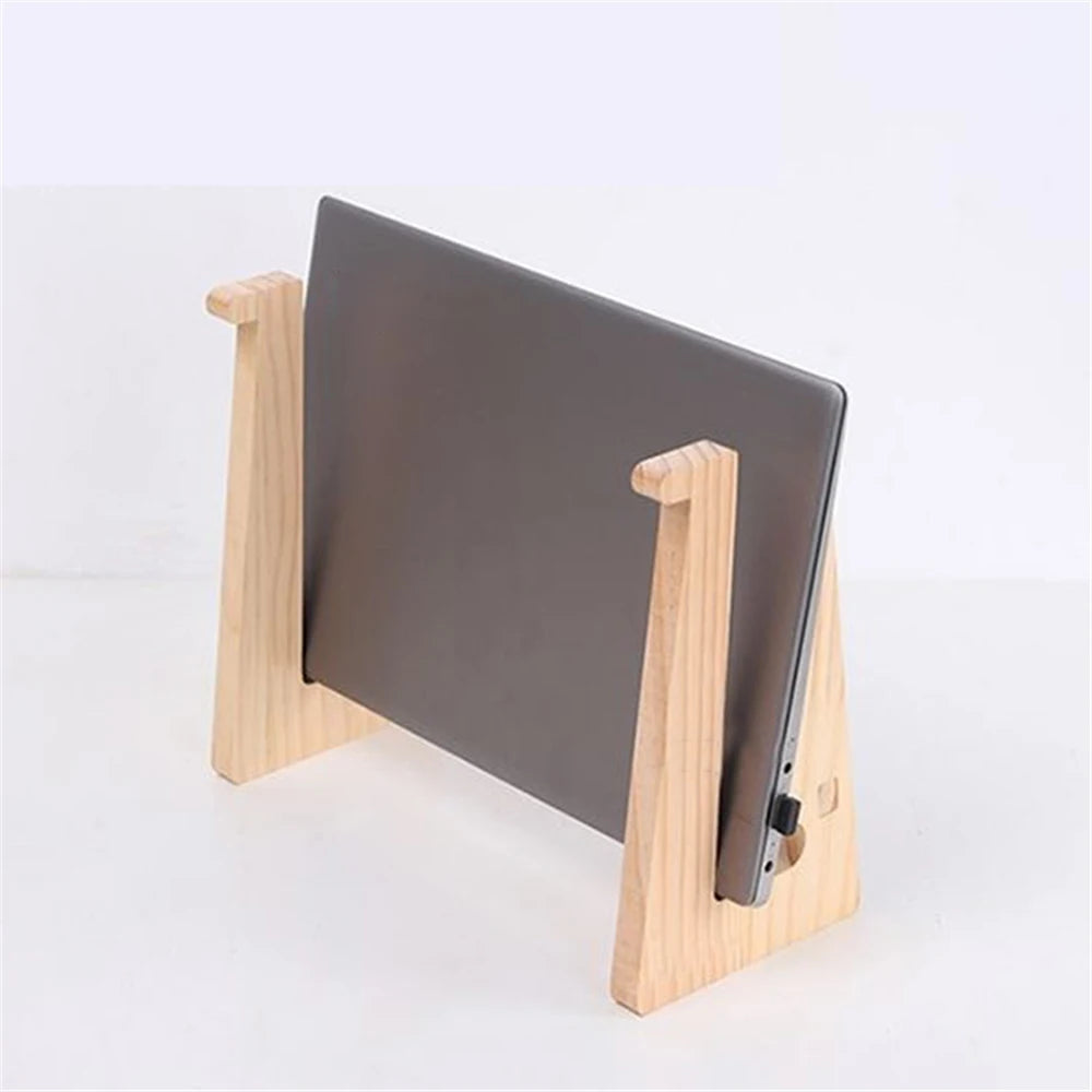 Universal Wooden Laptop Holder Detachable Base Stand Computer Cooling Bracket Suitable For Notebook Laptop Tablet 10-17 Inchs