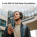 OneOdio A6 — Headphones Over‑Ear ANC 48 dB com LDAC Hi‑Res e App