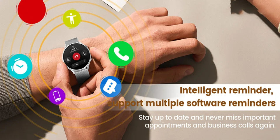 Smartwatch Feminino – Elegância, Saúde e Conectividade Total