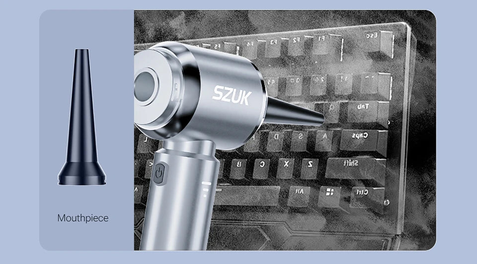 Aspirador Portátil szuk Sem Fios SZUK 180000PA para Carro e Casa