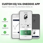 OneOdio A6 — Headphones Over‑Ear ANC 48 dB com LDAC Hi‑Res e App