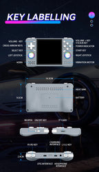 XF40H Retro Handheld Game Console Linux 4.0'' IPS Screen Supports 5G WiFi Glowing Rocker Portable Pocket Video 2 Player Gift
