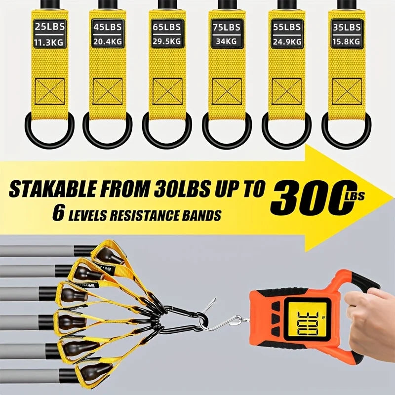 Conjunto de Bandas de Resistência em TPE de Alta Durabilidade (12 Peças)