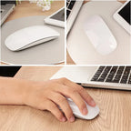 Lenovo Wireless Mouse Rechargeable Bluetooth 5.0 Silent Surface Touch Mice Ultra-thin Magic Mouse For Laptop Ipad Mac PC Macbook
