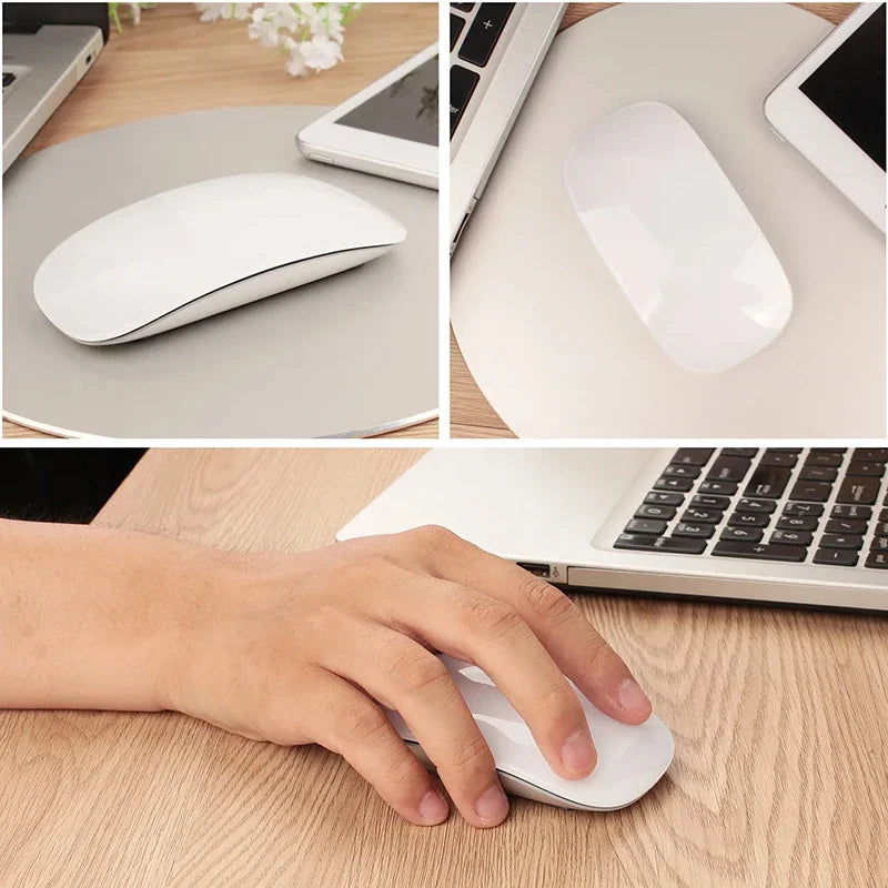 Lenovo Wireless Mouse Rechargeable Bluetooth 5.0 Silent Surface Touch Mice Ultra-thin Magic Mouse For Laptop Ipad Mac PC Macbook