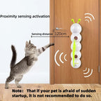 Intelligent Interactive Cat Stick Pro With Replaceable Prey Tail Suitable For Automatic Swing Durability In Multi Cat Households