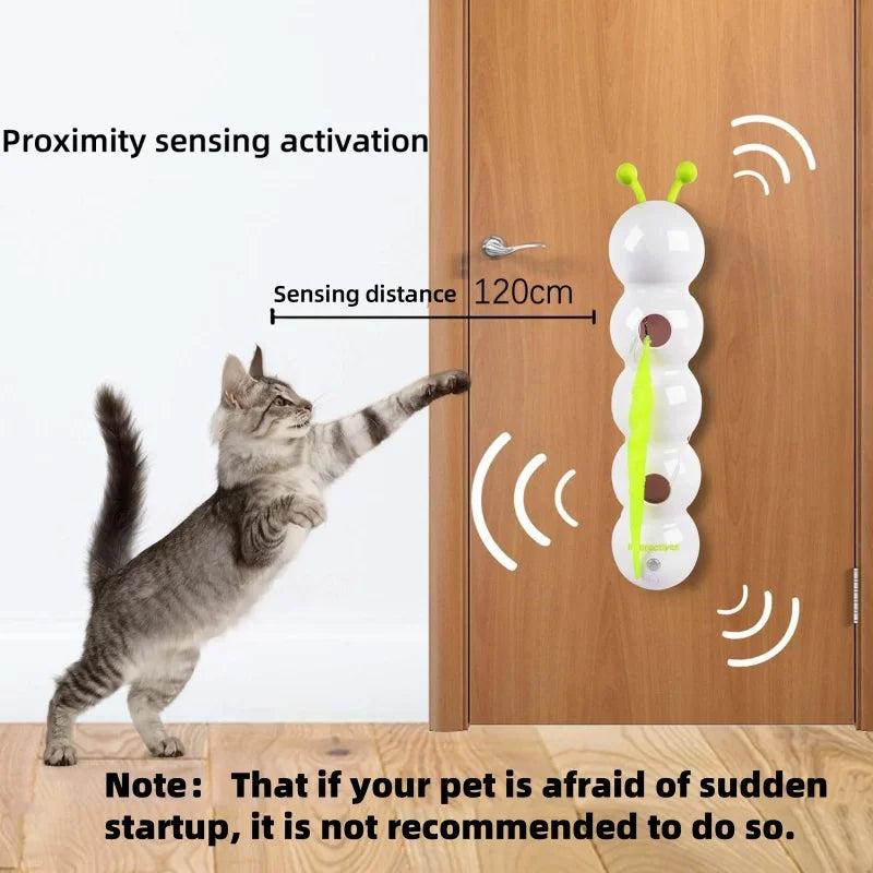 Intelligent Interactive Cat Stick Pro With Replaceable Prey Tail Suitable For Automatic Swing Durability In Multi Cat Households