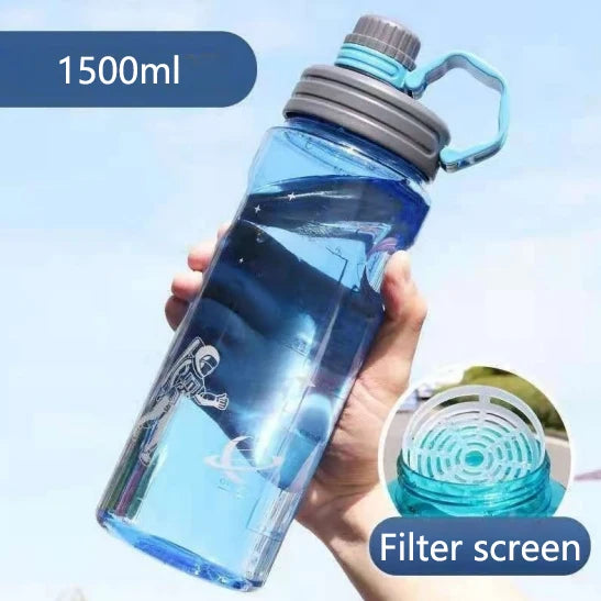 Garrafa Desportiva em Vidro – Antiderrame e Resistente a Altas Temperaturas