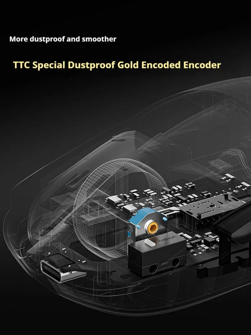 VGN Dragonfly F2 Pro Max Gaming Mouse Tri-mode Wireless/Wired 8k Lightweight Ergonomics Long Battery Life Laptop Mouse Gifts