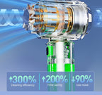 Aspirador Portátil szuk Sem Fios SZUK 180000PA para Carro e Casa