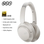 QCY H3S ANC Over Ear Headphones -56dB Noise Canceling Headsets Bluetooth 6.0 Hi-Res LDAC Spatial Sound Earphones Dual Driver