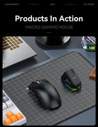 Attack Shark X11SE X11 PAW3311 Bluetooth Mouse, Tri-mode connectivity, Magnetic charging dock, Touchscreen, Ultralight gaming mouse