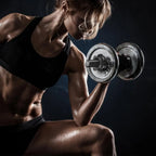 1 Pair 35cm Dumbbell Bar, Barbell Bars, Dumbbell Connecting Steel Tube with Standard Non-Slip Grip Surfaces and Spinlock Collars