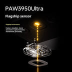 ATK DragonFly A9 Air Ultimate Wireless Gaming Mouse PAW3950 Ultra 42000DPI 750IPS 8KHz RGB Ergonomic Design for Windows MacOs