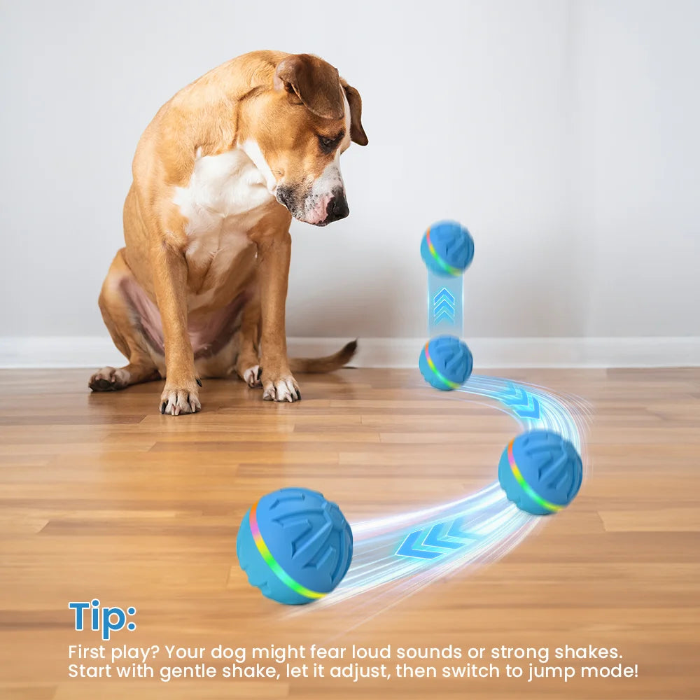 Remote-Controlled LED Light Up Rubber Dog Ball – Rechargeable Interactive Fetch Toy for Aggressive Chewers, IP65 Waterproof