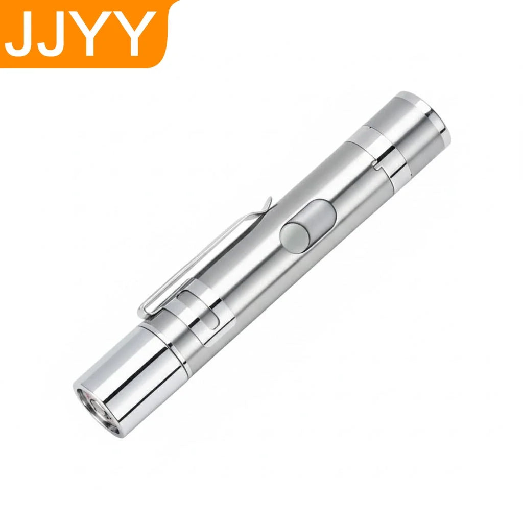 Rechargeable Pet Laser Pointer Toy for Cats and Dogs LED Light 5 Switchable Patterns Interactive Play