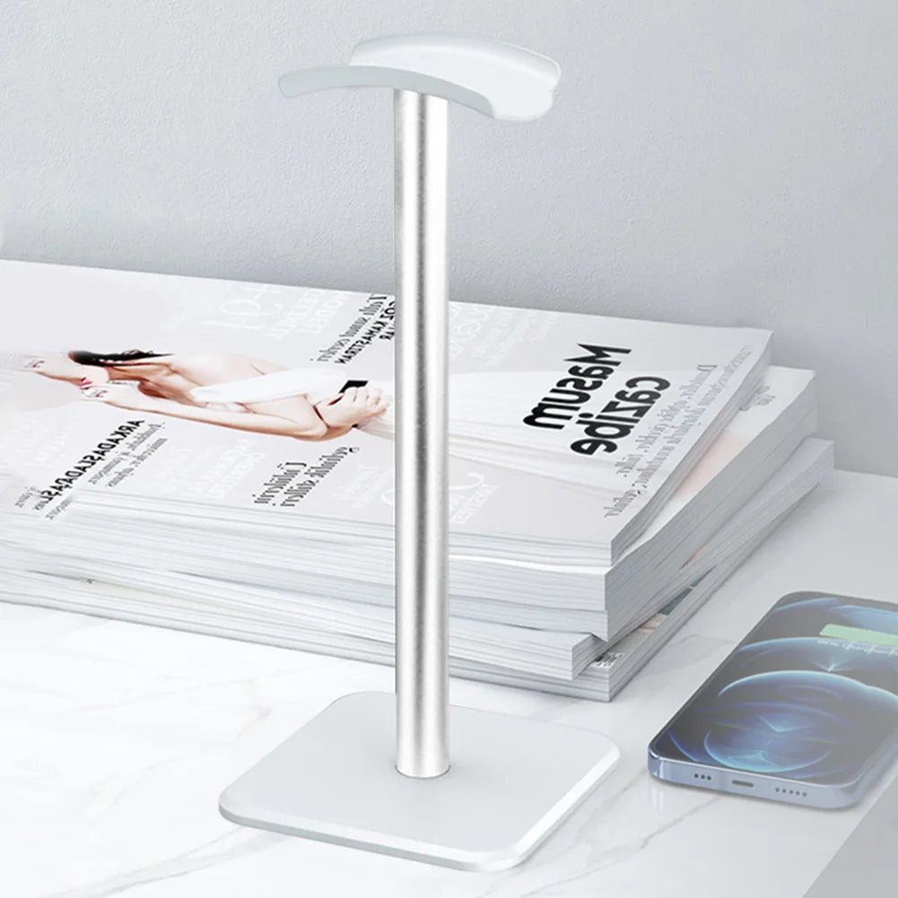Aluminum Alloy Headphone Stand Holder Space Saving Gaming Headset Stand Rack Desktop Organizer Display Earphone Hanger Bracket