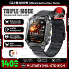 Smartwatch Militar 2026 – Robustez Extrema, Lanterna LED e Autonomia XL