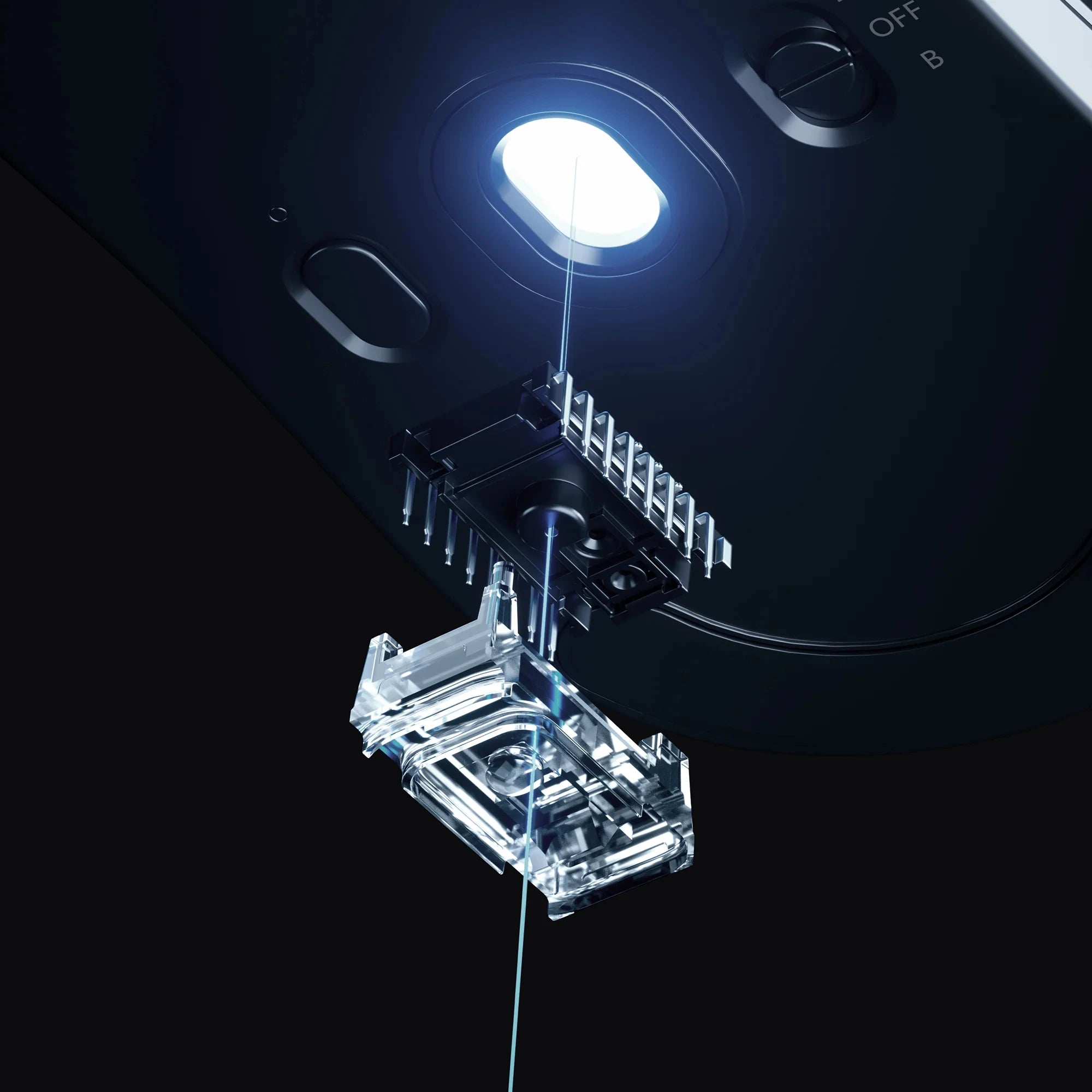 Rato MCHOSE L7 — PAW3395, 26K DPI, 39 g, Tri‑Mode, Dual 8K