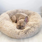 40-90cm 6 Sizes Round Pet Bed for Large Dog Bed Super Soft Cat Bed Plush Dog House for Medium Dog House Winter Warm Sleeping