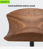 Suporte de Headphones em Nogueira — Design Minimalista em Madeira Maciça