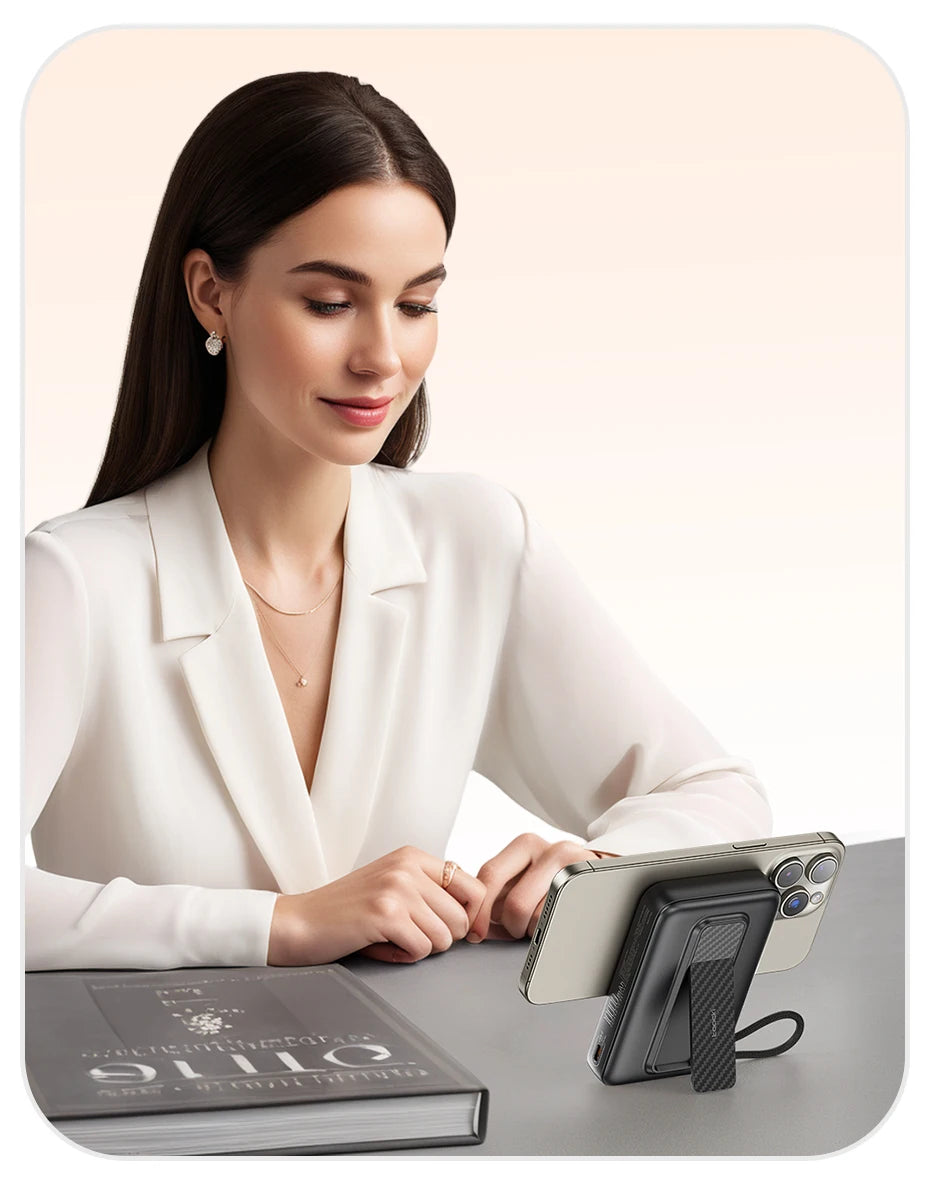 Toocki PowerBank 10000mAh — Magnético 15W MagSafe USB‑C PD 22.5W