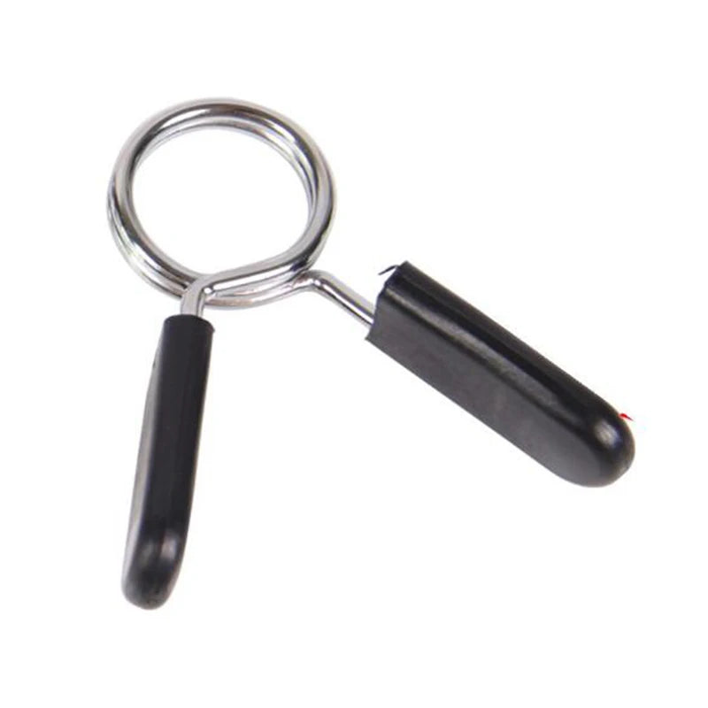High-Quality Barbell Clamp Spring Collar Clip For Gym Dumbbell Lock Standard Weight Lifting Kit Fitness Workout Body Building