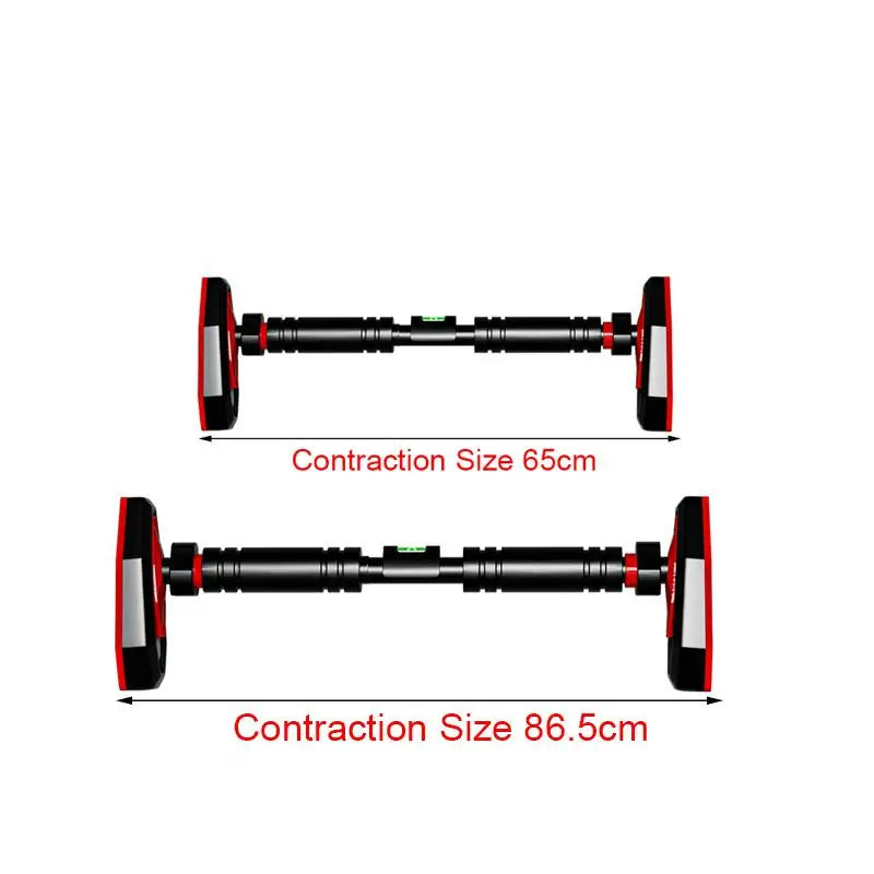 HUA Home Gym Pull-Up Bars Training Horizontal Bar Non-Slip Telescopic Chin Up Bar Fitness Training Bar Anti-Reversing Sit Up Bar