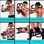 TwisterArm Pro – Barra de Treino Ajustável (60–140 lbs) para Peito e Antebraço