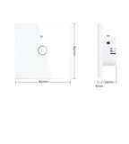 AXUS WiFi Touch Switch — Smart RF433 Sem Neutro Tuya Alexa