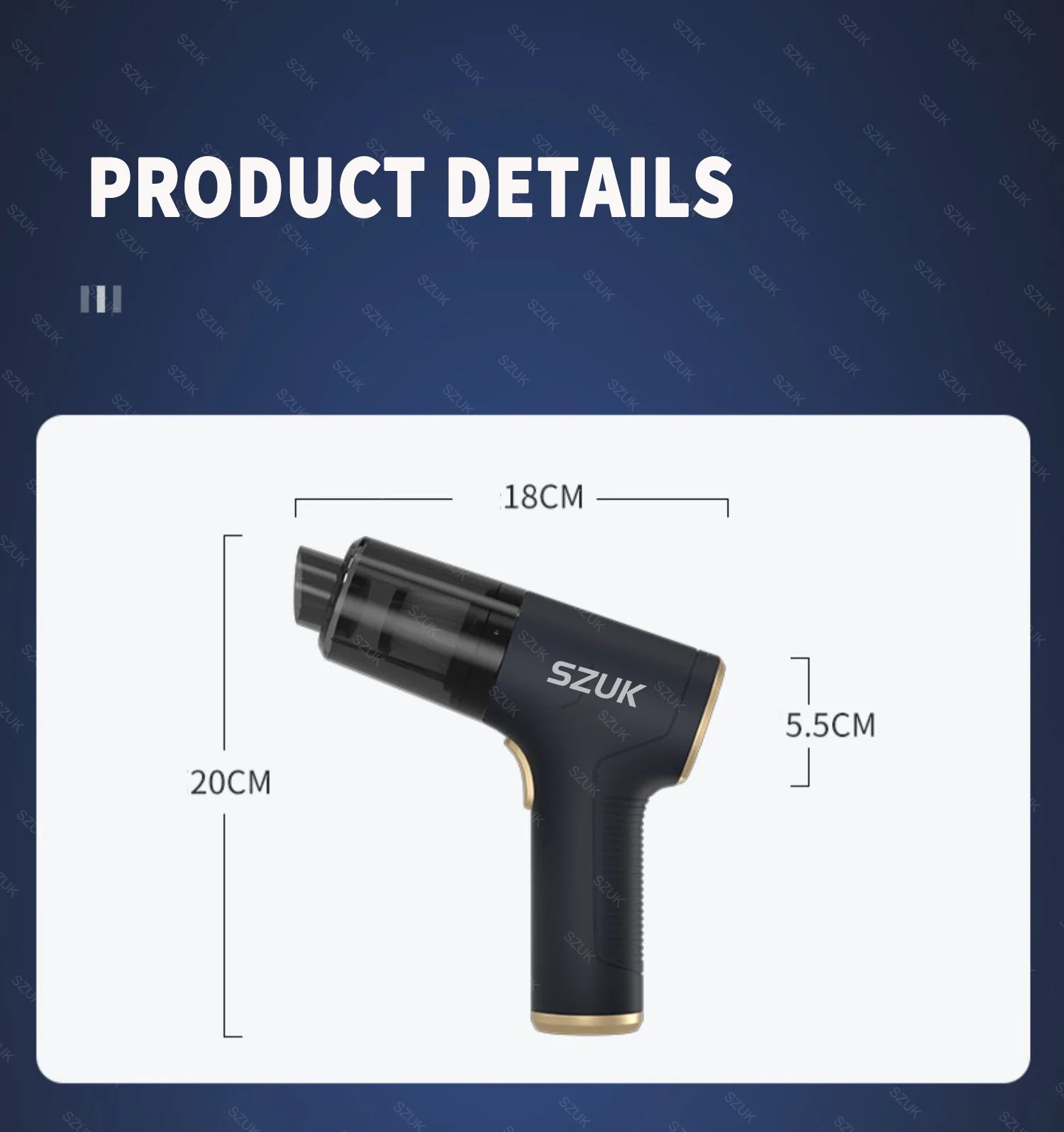 Mini Car Vacuum — Aspirador Portátil Sem Fios para Carro, Casa e Teclado