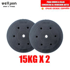 Weight Bars for Bodybuilding Training, 2.5-15 kg, 1.8 m, 1.5 m, 1.2 m