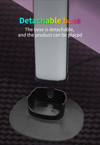 1 Pair RGB Rhythm Light,180° Smart Light Bars,Gaming LED Lights,16 Million DIY Color Adjustments,Remote Control,USB Pickup Light